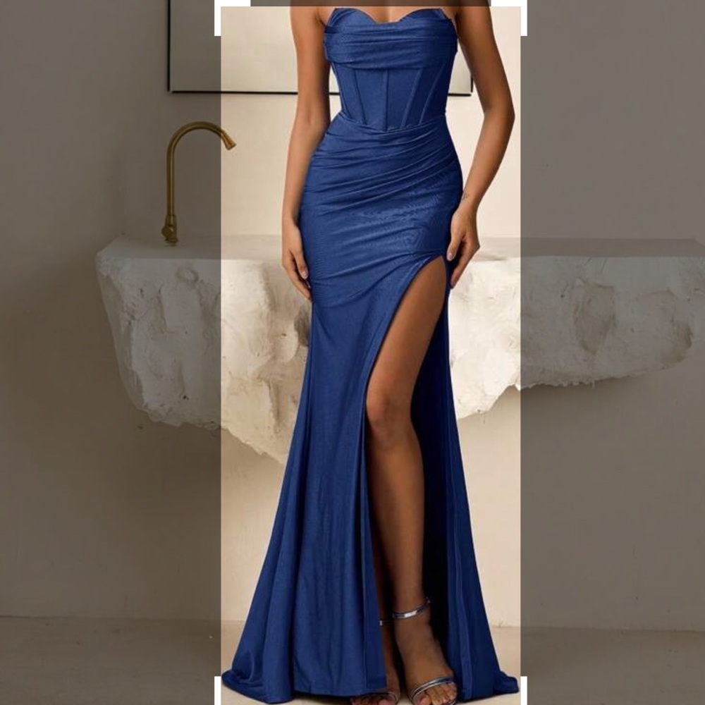 SHEIN Deep Blue Maxi Skirt